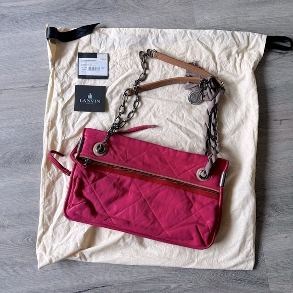 Lanvin Amalia Quilted Leather Shoulder Bag - Picture 10 of 11